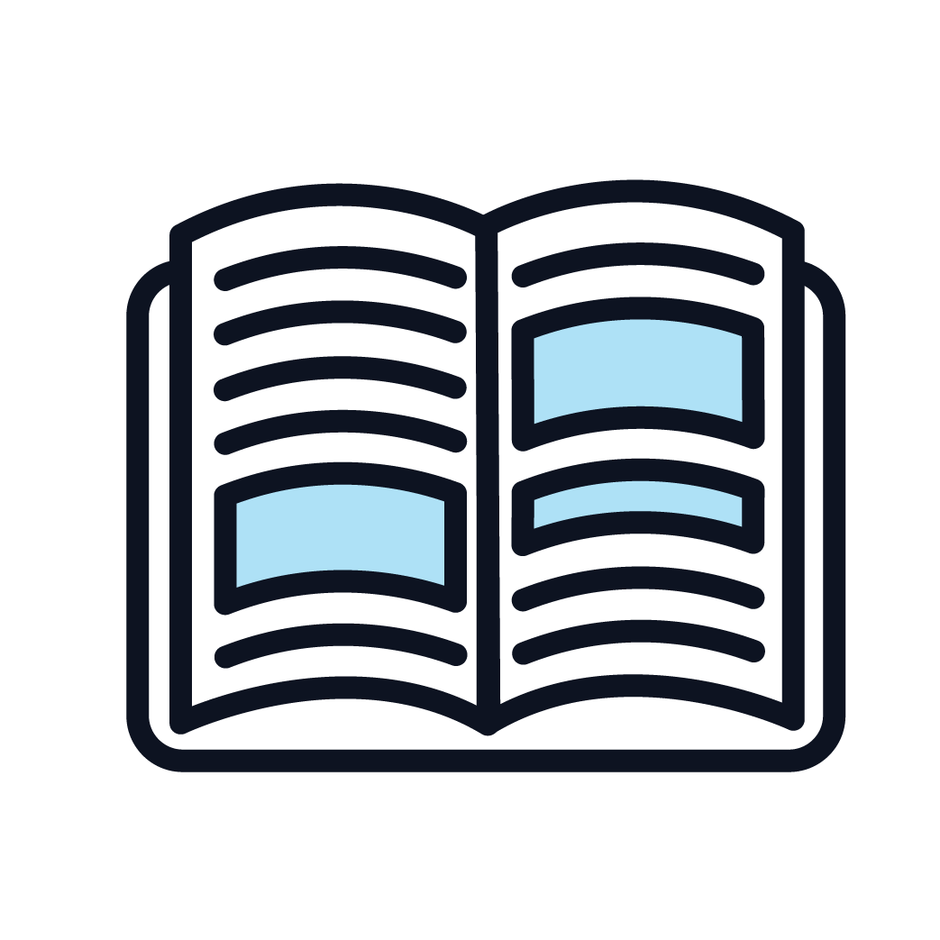 This is an icon representing medical documents.