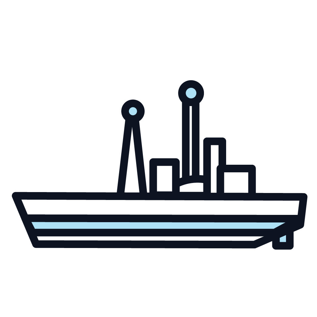 This is an icon representing a shipyard.