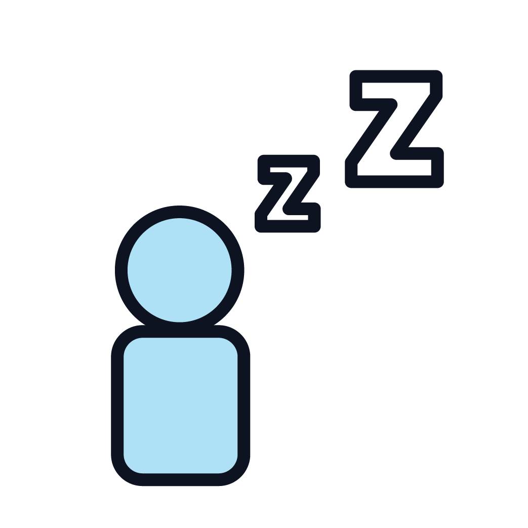 This is an icon demonstrating one of the mesothelioma symptoms.