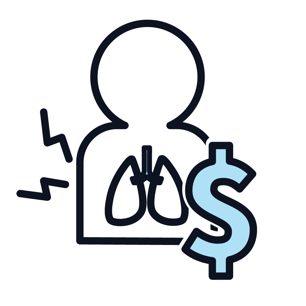 This is an icon representing disability compensation.