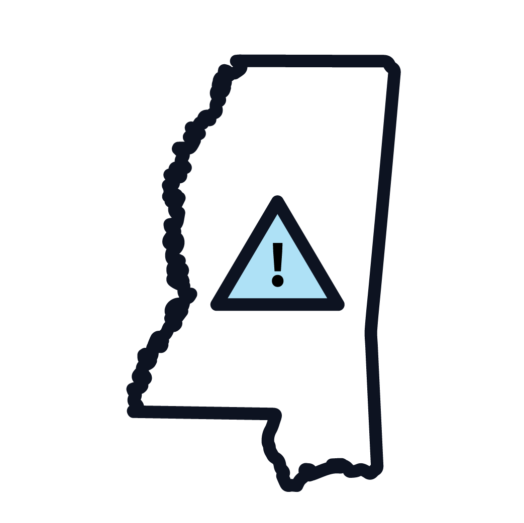 This is an icon representing Mississippi asbestos regulations.