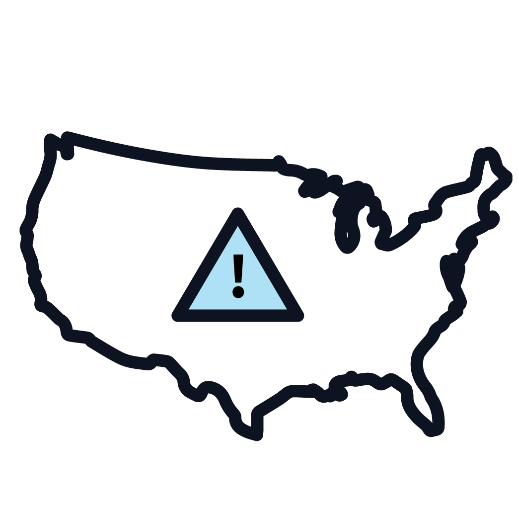 This is an icon representing national asbestos regulations.