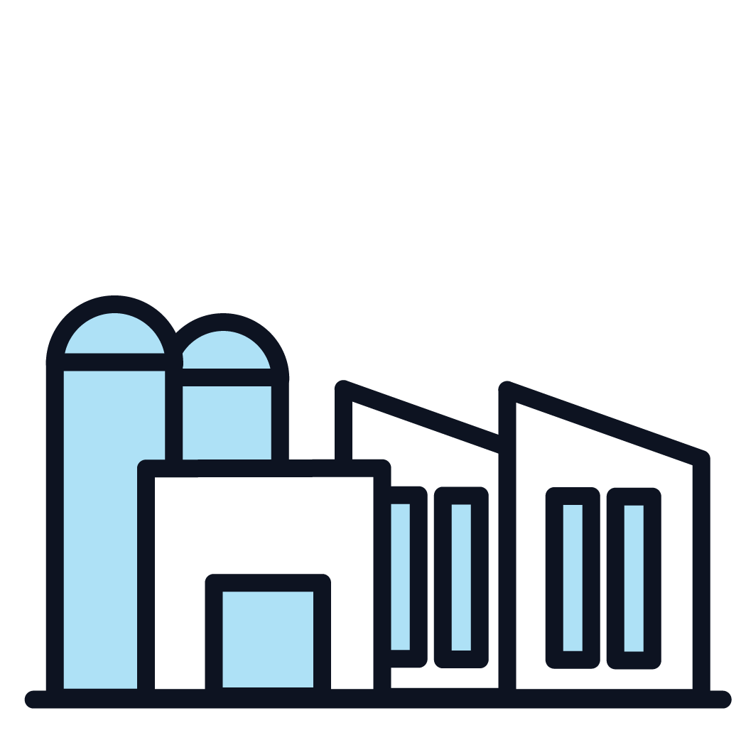 This is an image representing manufacturing and manufacturing buildings.