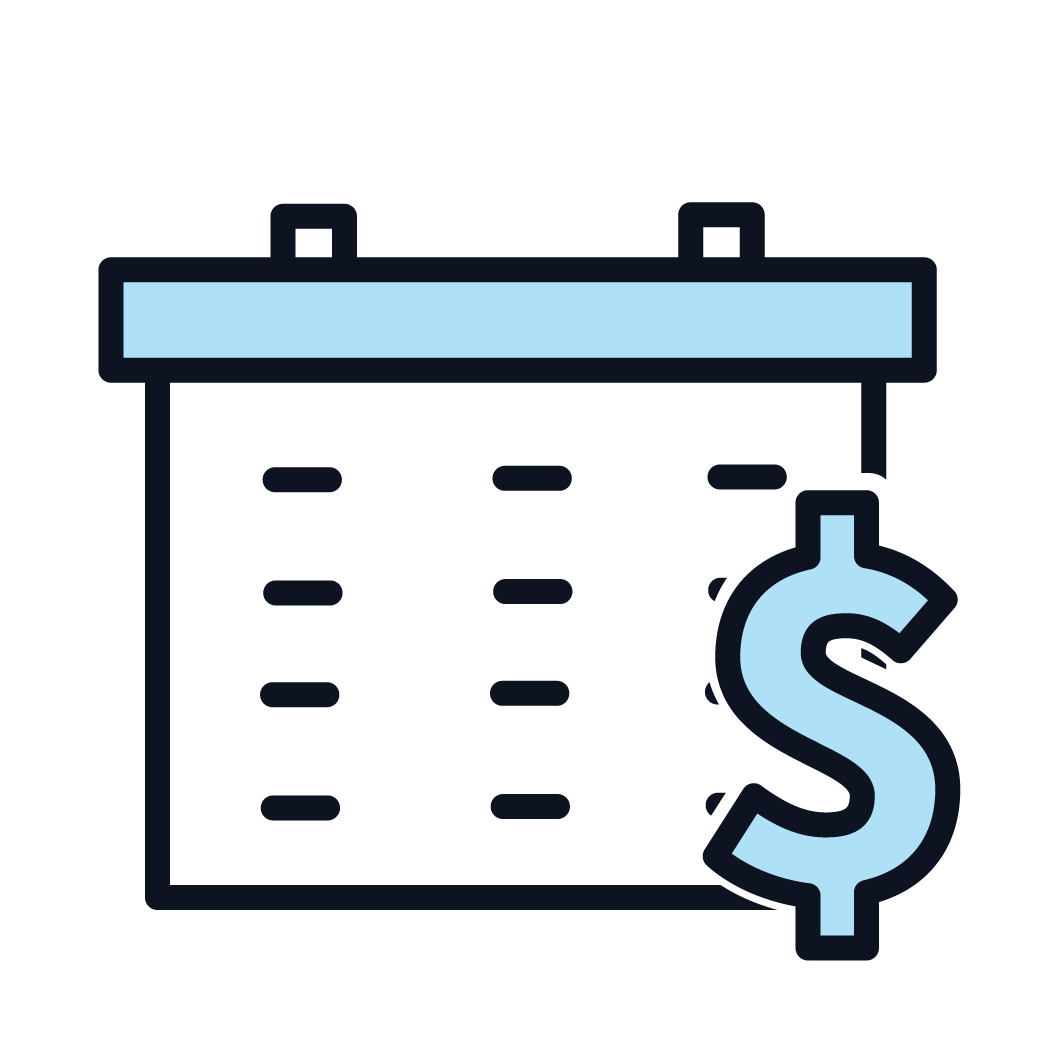 This is an icon representing a special monthly compensation.