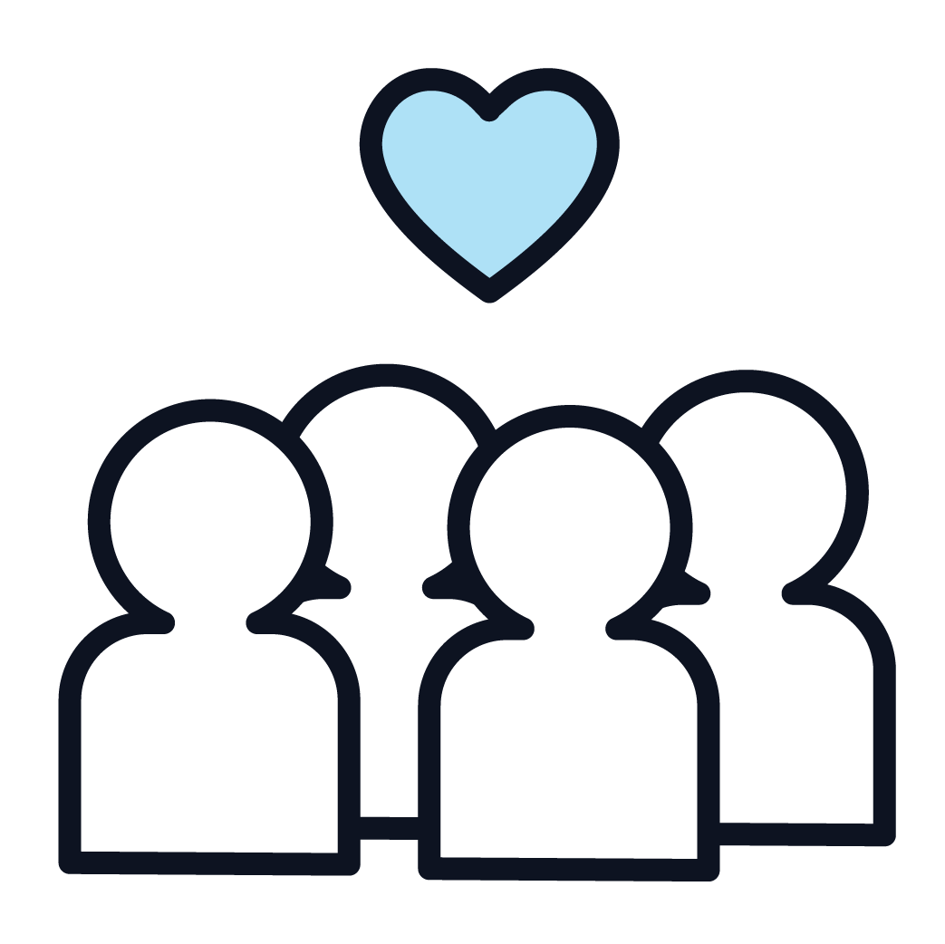 This is an image representing a support group.