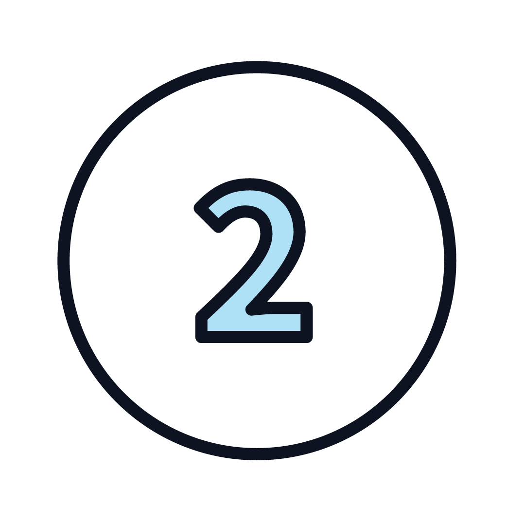 This is an icon of the number 2.